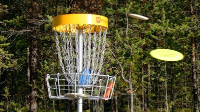 Frisbeegolf kurv